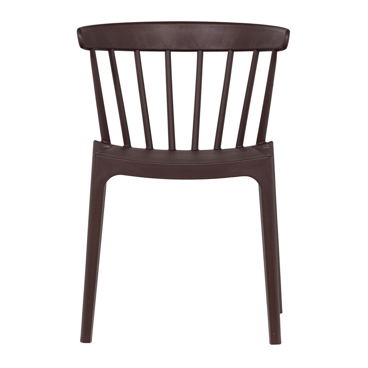 BLISS GARDEN CHAIR WITH BARS PLASTIC PURPLE/BROWN