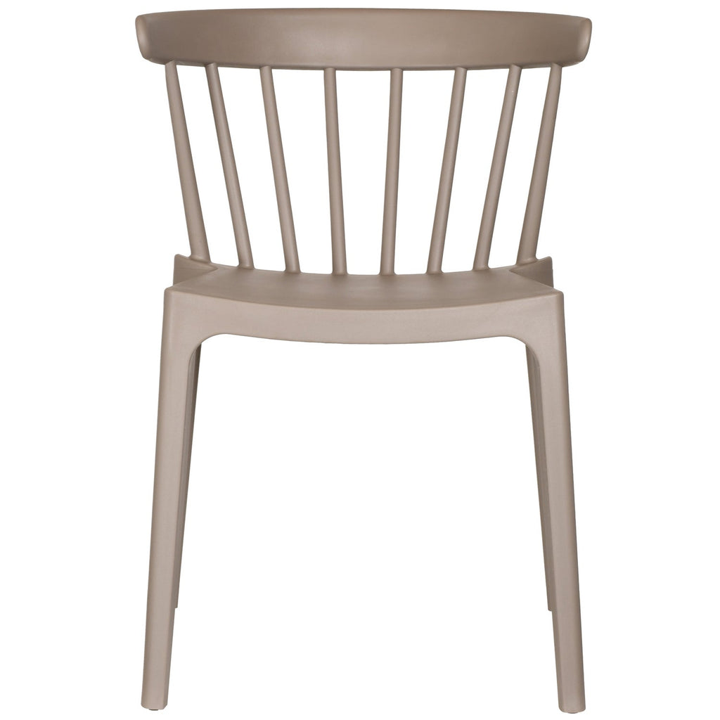 BLISS GARDEN CHAIR WITH BARS PLASTIC TAUPE