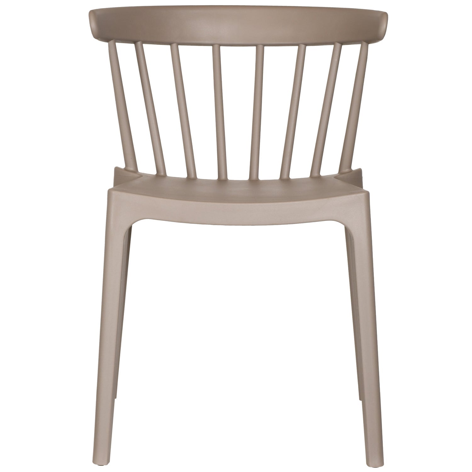 BLISS GARDEN CHAIR WITH BARS PLASTIC TAUPE