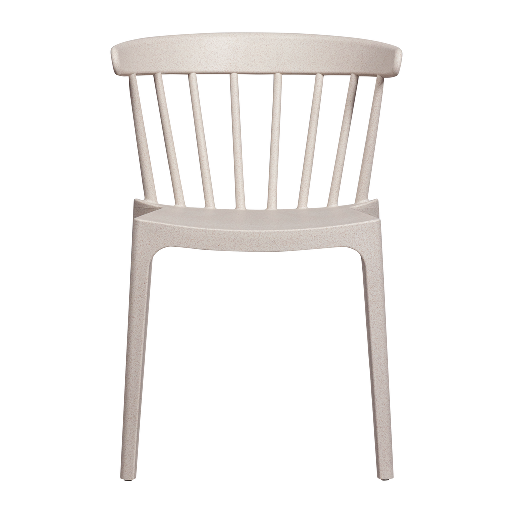 BLISS GARDEN CHAIR WITH BARS ORGANIC FIBER OFF WHITE MELANGE