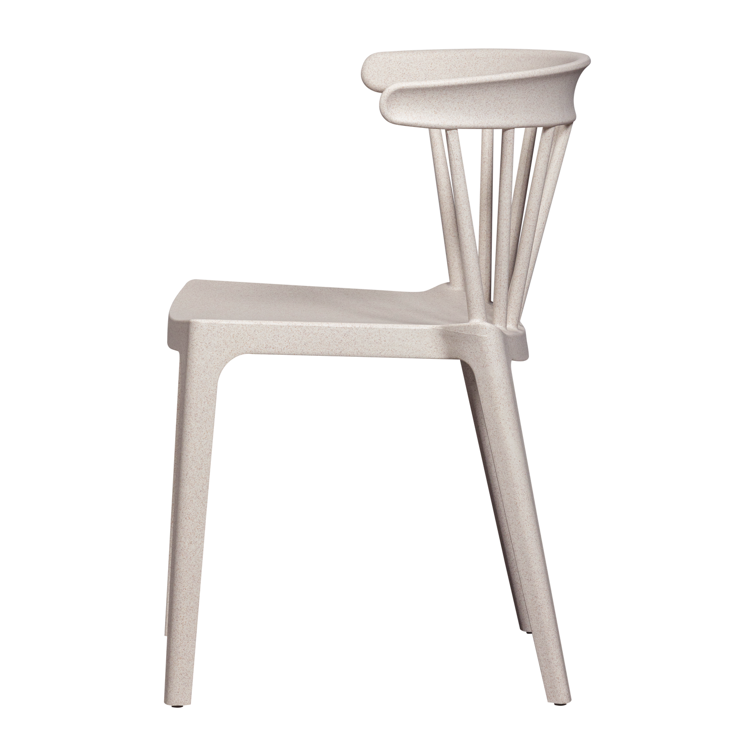 BLISS GARDEN CHAIR WITH BARS ORGANIC FIBER OFF WHITE MELANGE