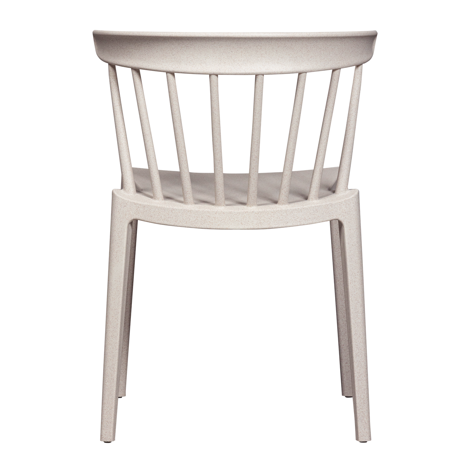 BLISS GARDEN CHAIR WITH BARS ORGANIC FIBER OFF WHITE MELANGE