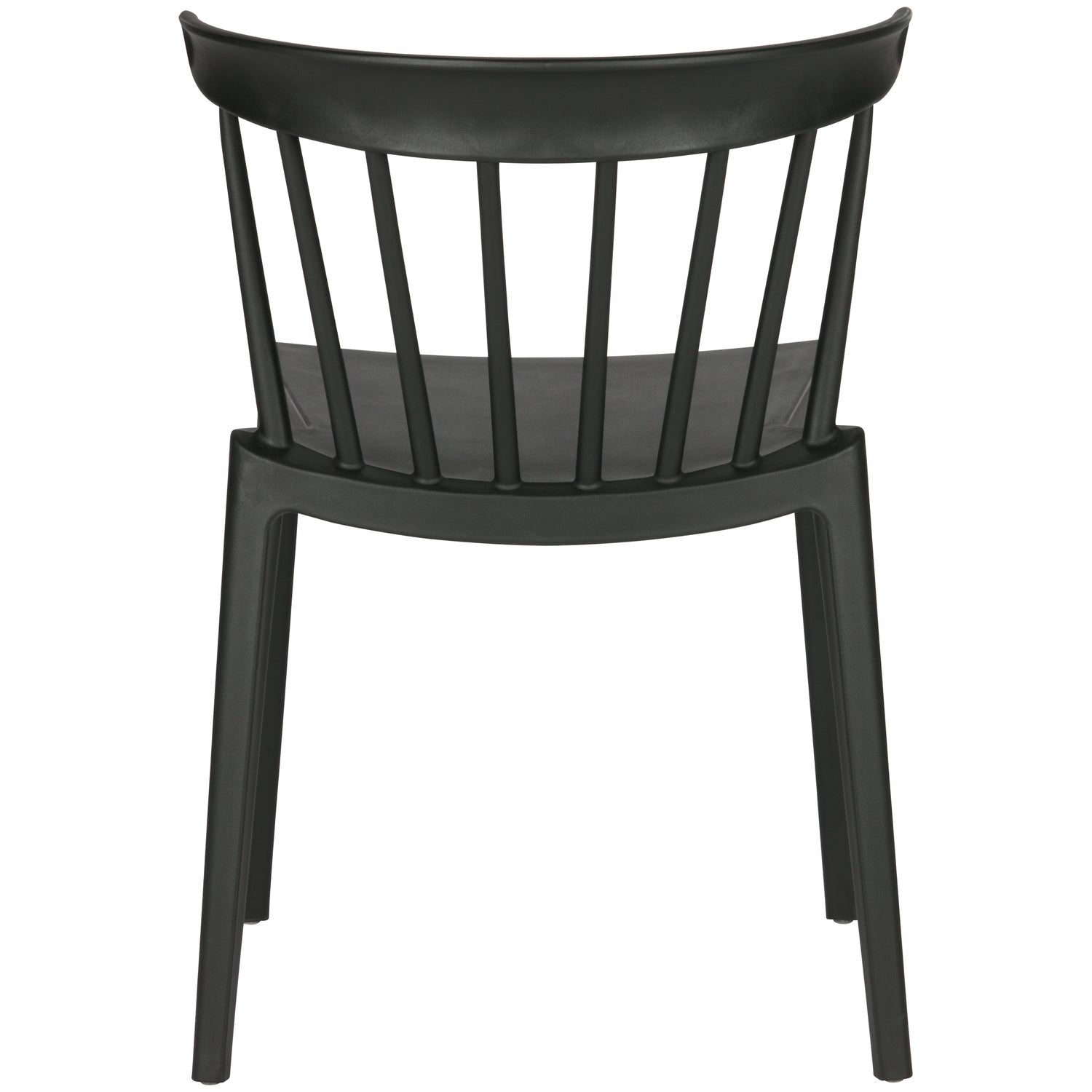 BLISS GARDEN CHAIR WITH BARS PLASTIC BLACK