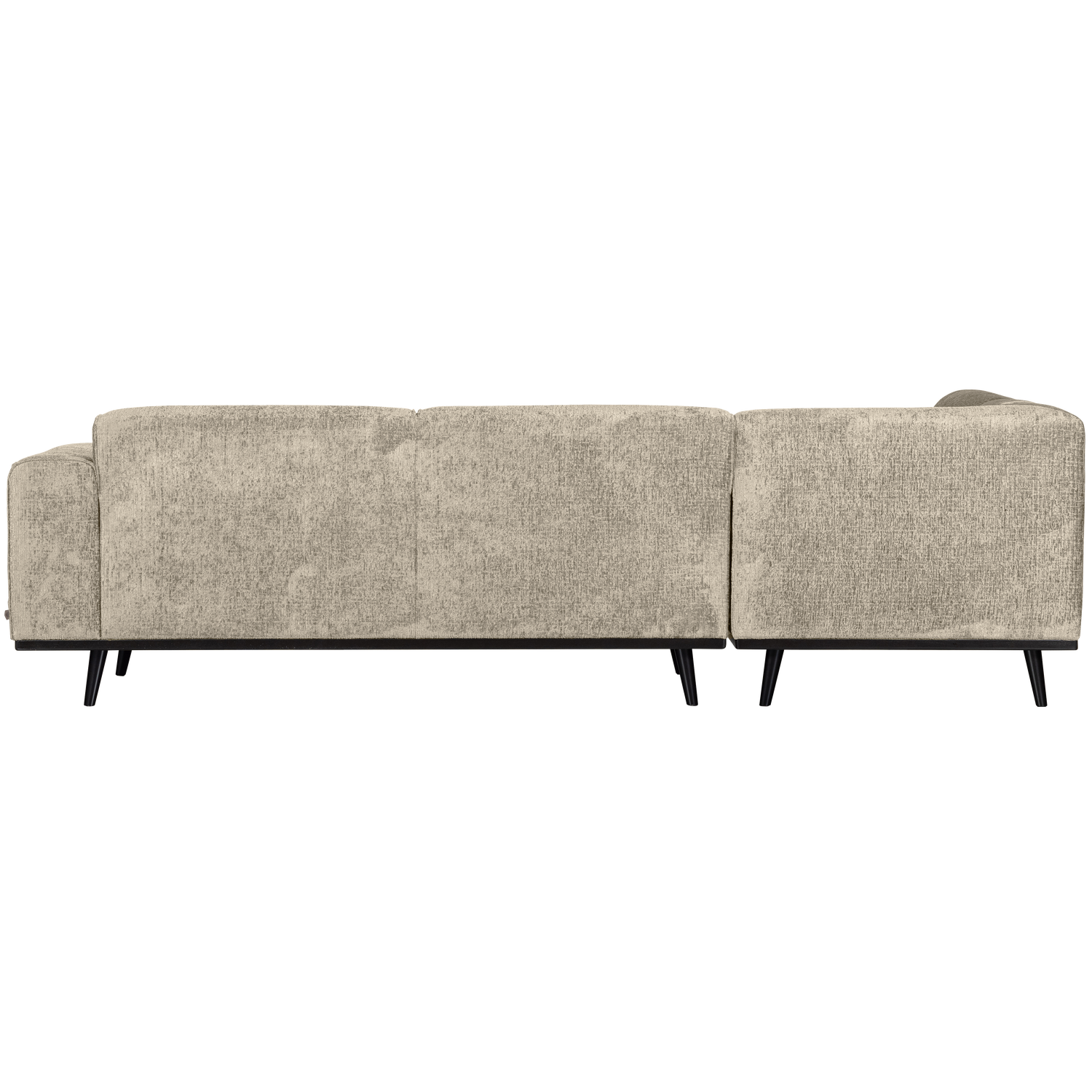 STATEMENT CORNER SOFA LEFT STRUCTURE VELVET WHEATFIELD