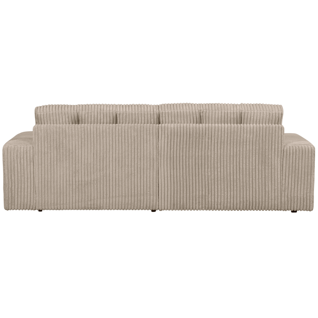SECOND DATE 2-SEATER RIB FABRIC TRAVERTIN