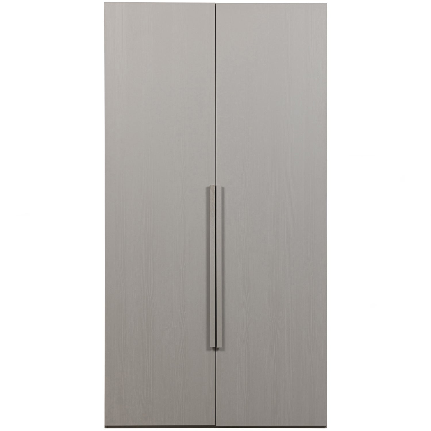 RENS 2-DOORS WARDROBE LONG HANDLE WALNUT/PEBBLE GREY [fsc]