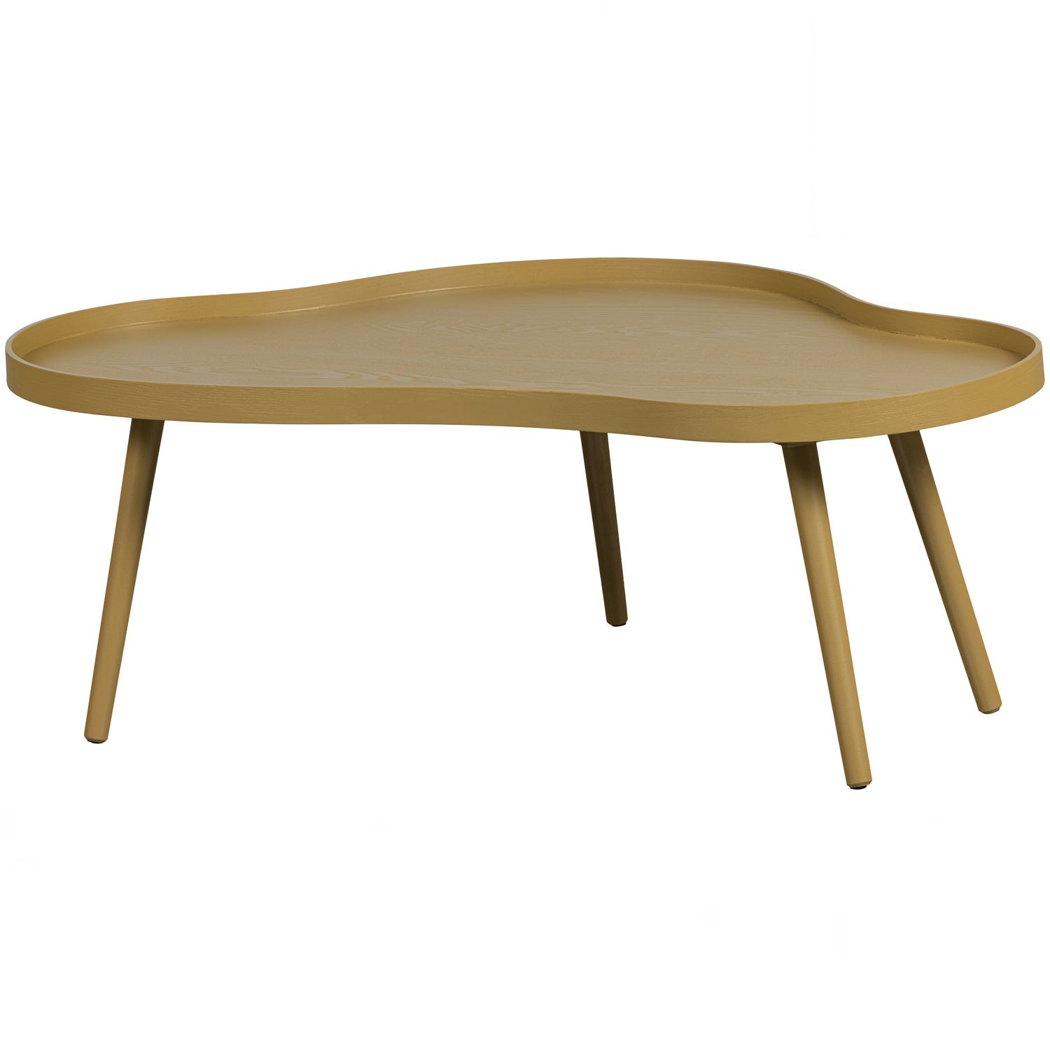 MAE SIDE TABLE ORGANIC OBLONG WOOD ALPACA