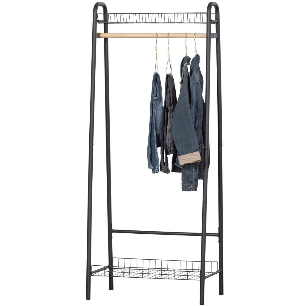 JOVI CLOTHES RACK METAL BLACK