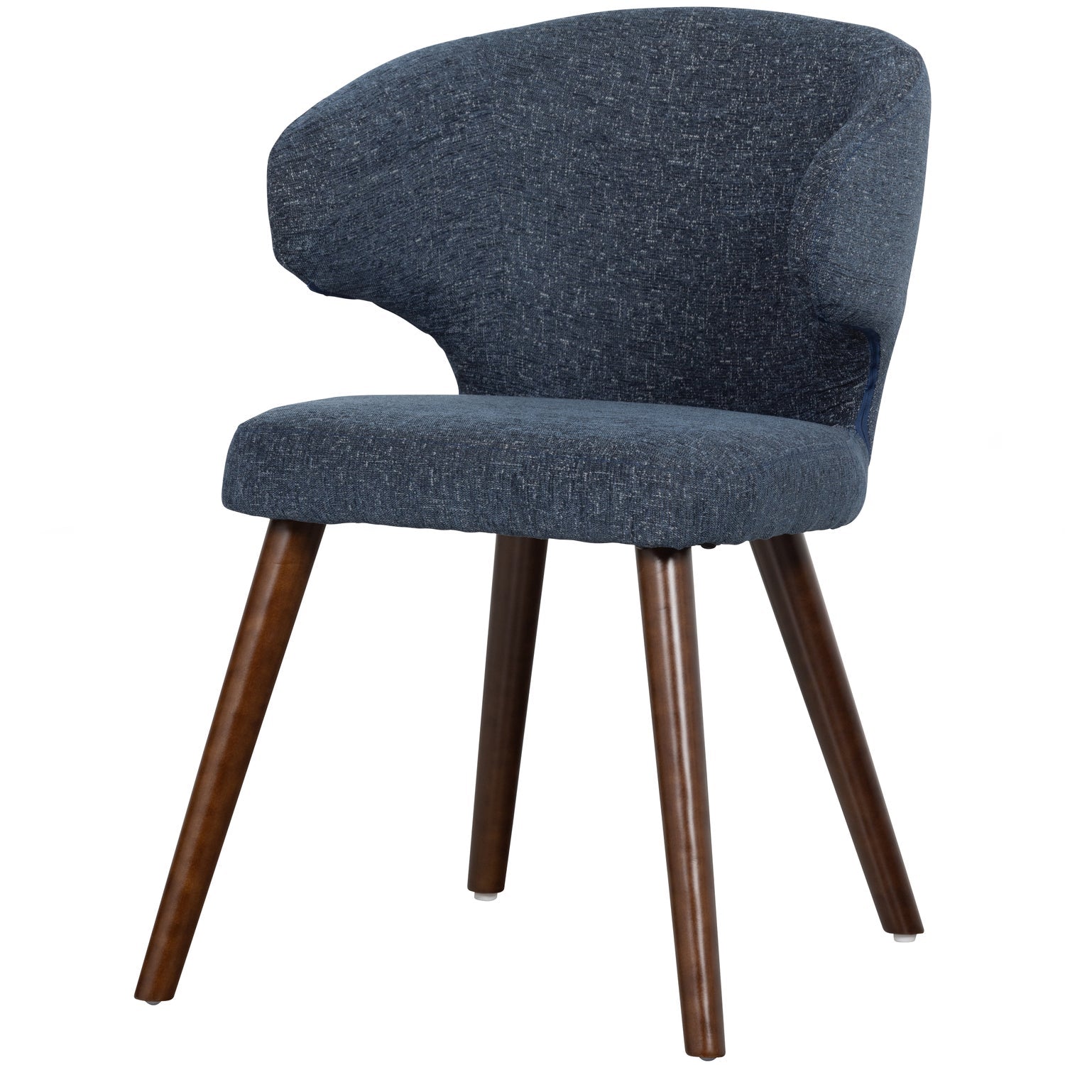 CAPE DINING CHAIR MELANGE FABRIC BLUE