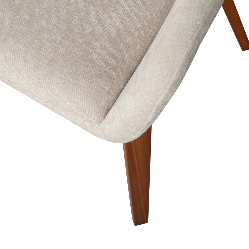 BASE DINING CHAIR VELVET MELANGE SAND