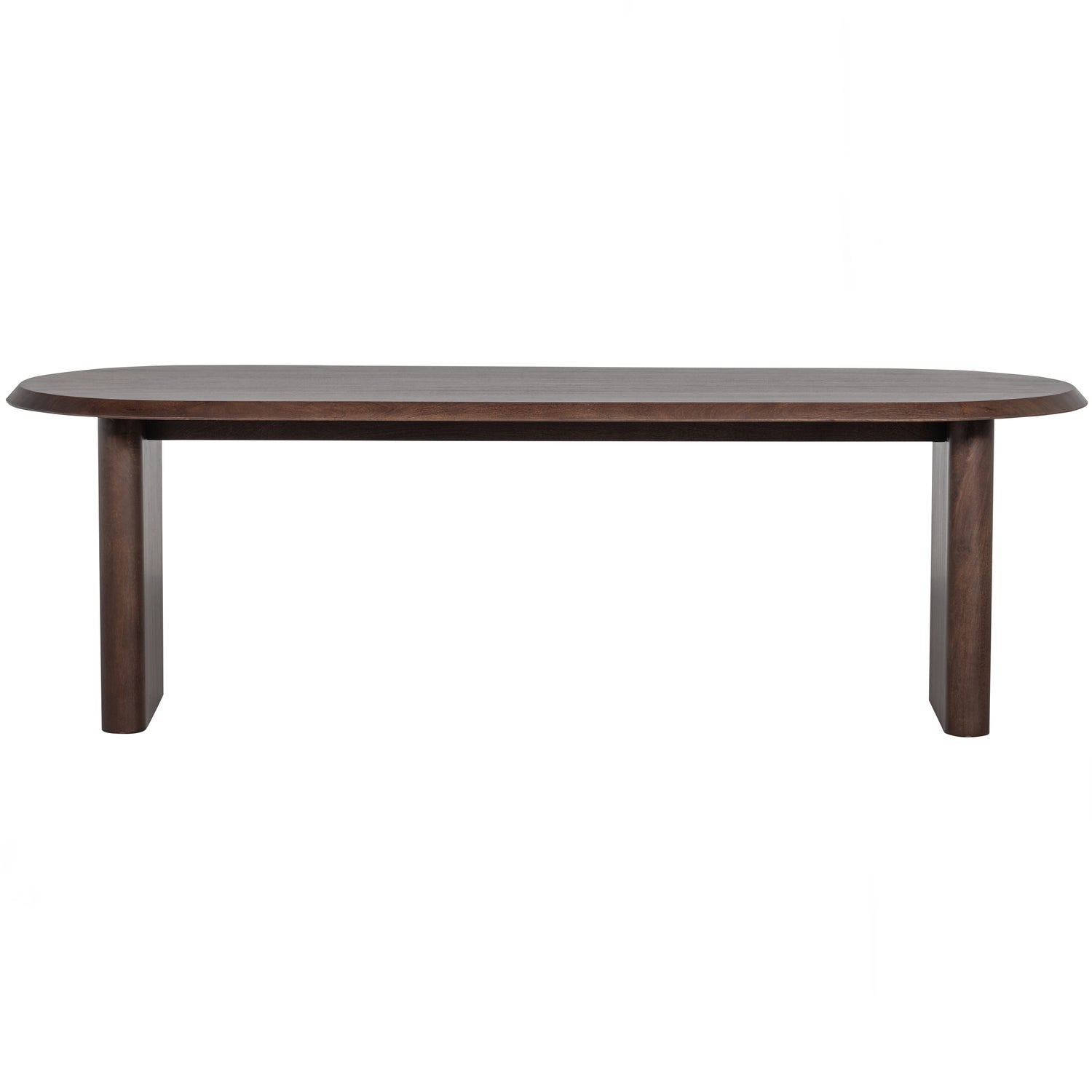 ELLIPS DINING TABLE MANGO WOOD WALNUT
