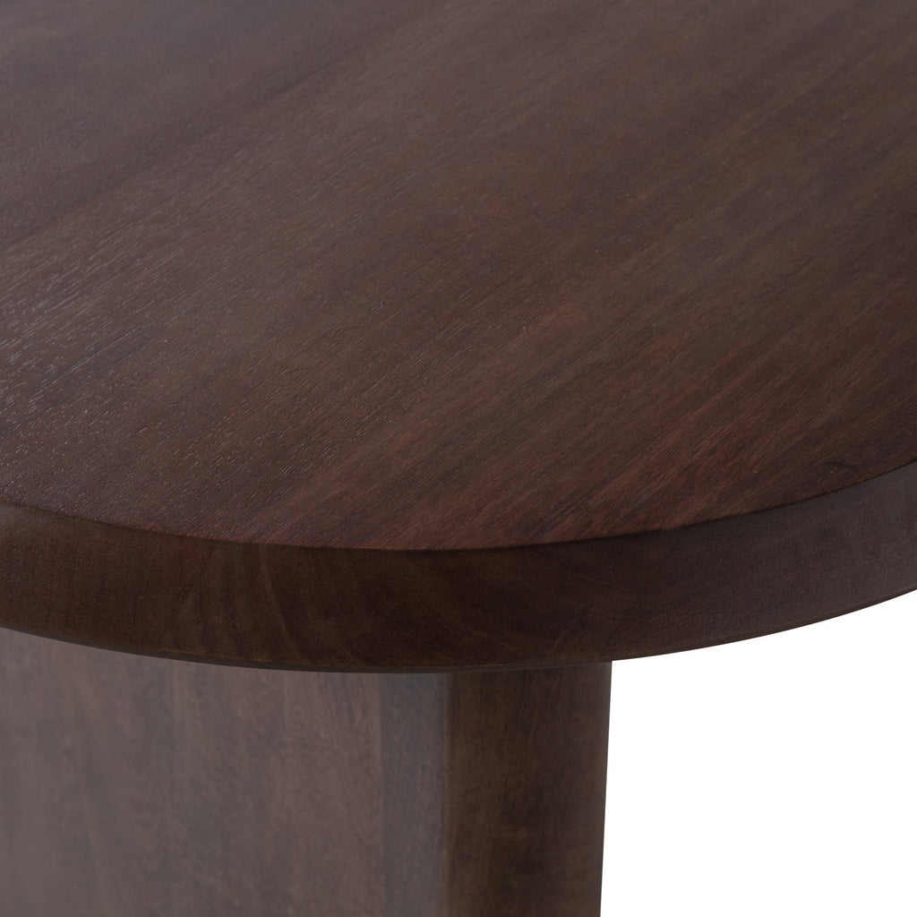 ELLIPS DINING TABLE MANGO WOOD WALNUT
