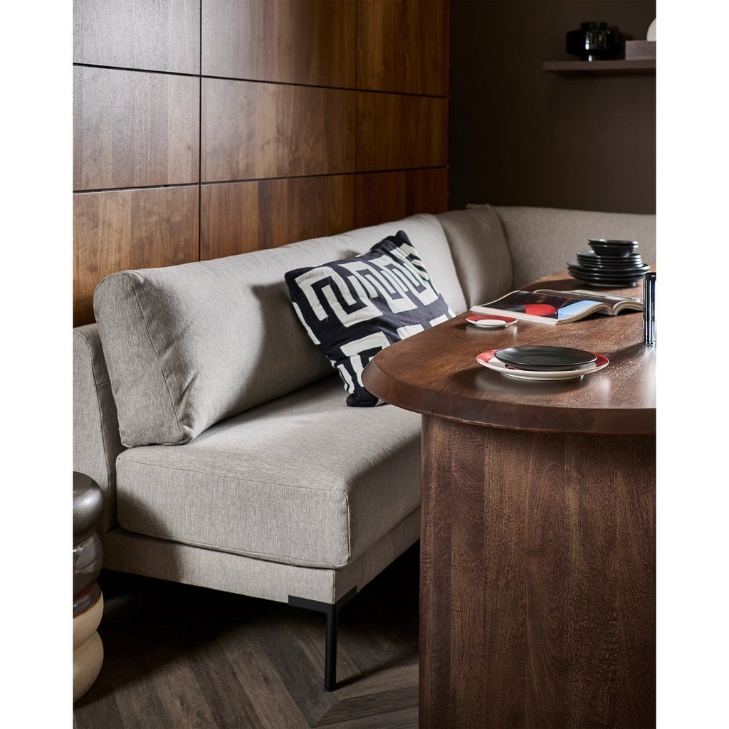 ELLIPS DINING TABLE MANGO WOOD WALNUT