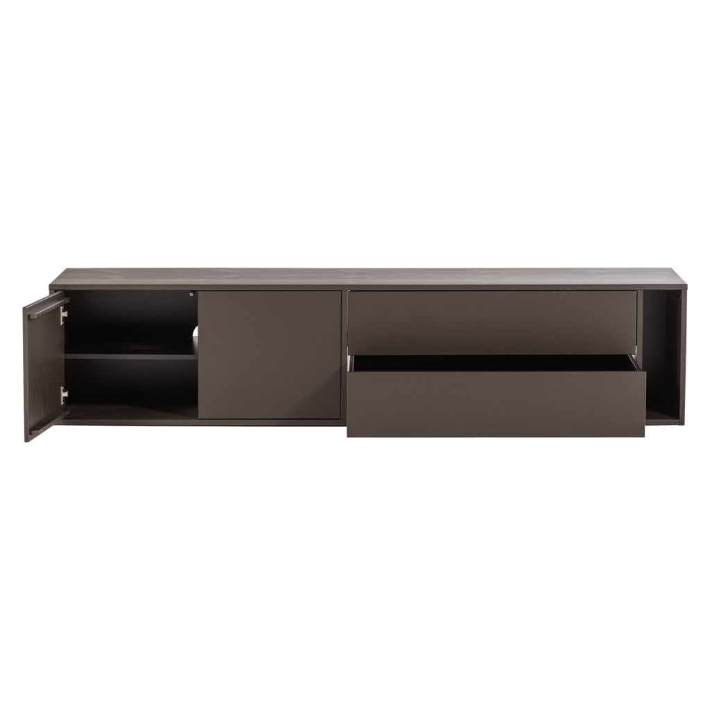 SETTLE DOWN TV UNIT 200CM PINE MID BROWN [fsc]
