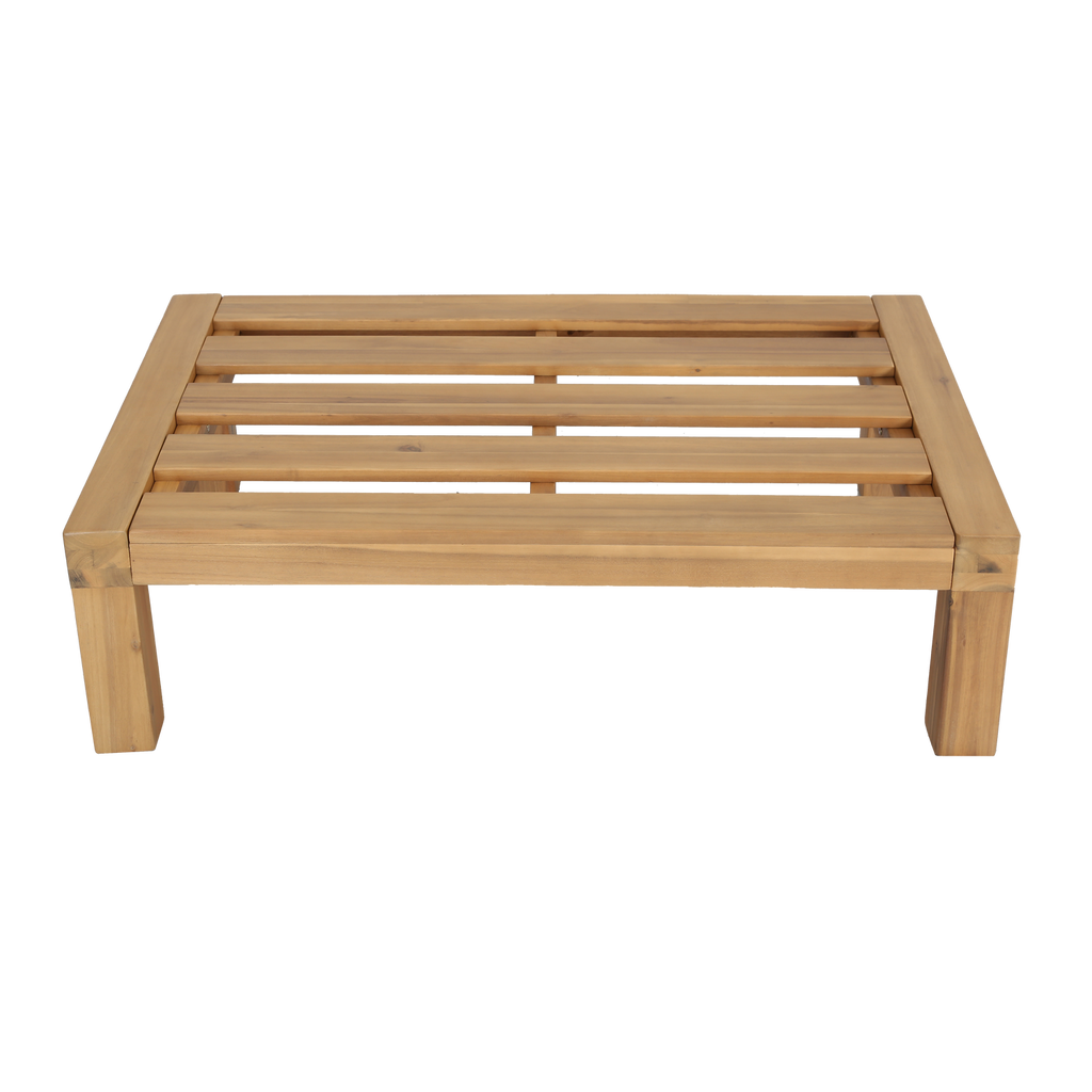 RELAX GARDEN FOOTSTOOL/SIDETABLE ACACIA WOOD NATURAL [fsc]