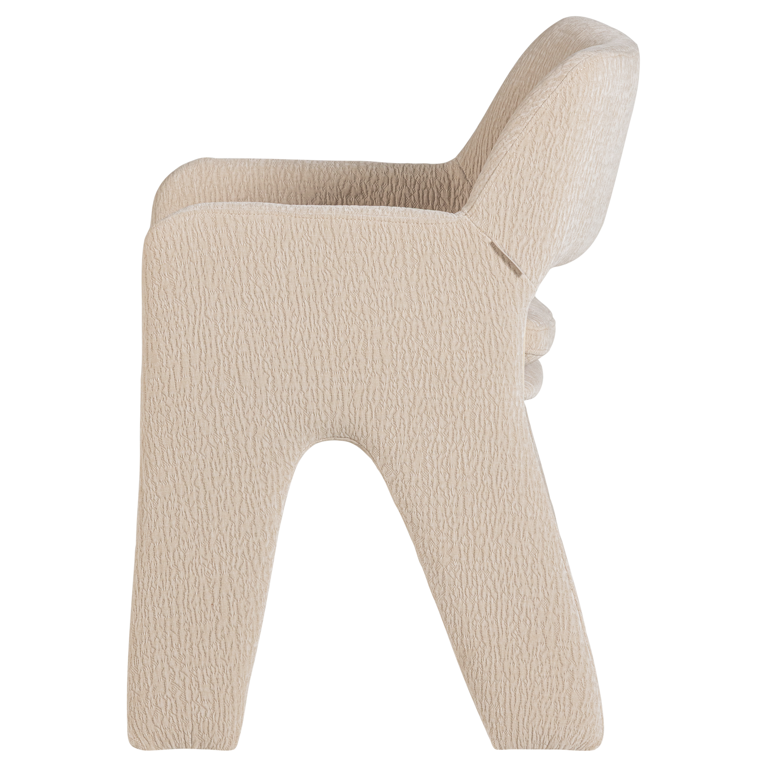 BIGFOOT DINING CHAIR CHENILLE SAND [fsc]
