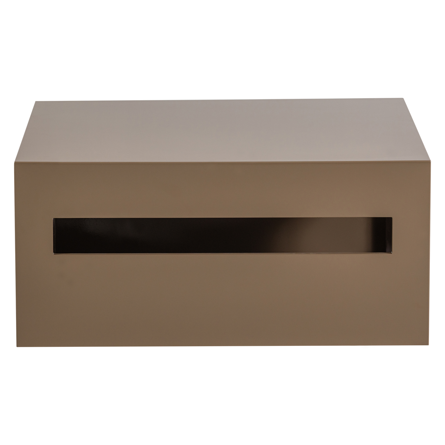 MODERN COFFEE TABLE MDF WOOD HIGH GLOSS SAND