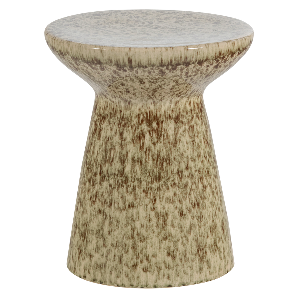 FLECK SIDE TABLE 43XO35 CM CERAMIC LIGHT BROWN MELANGE