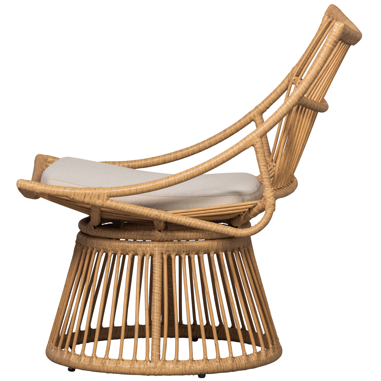 ALATNA GARDEN CHAIR WICKER NATURAL