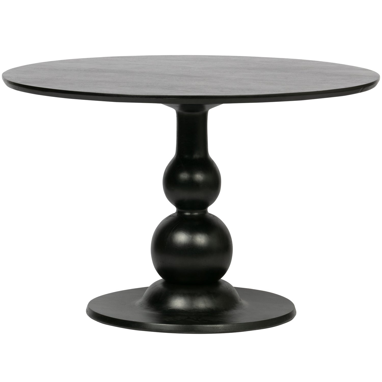 BLANCO DINING TABLE O120CM MANGO WOOD BLACK