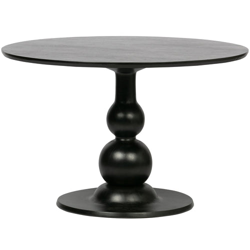 BLANCO DINING TABLE O120CM MANGO WOOD BLACK