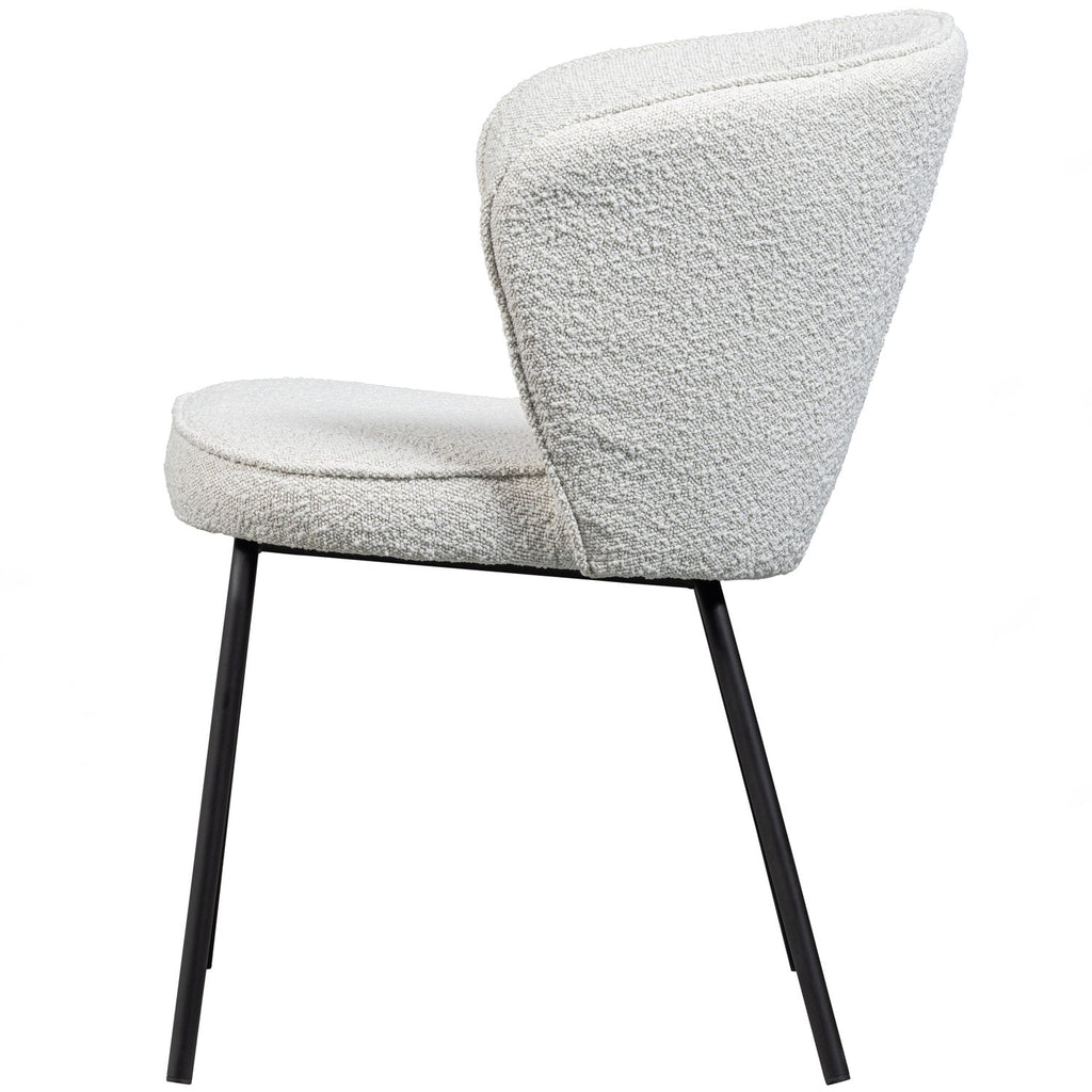 ADMIT DINING CHAIR BOUCLE NATURAL