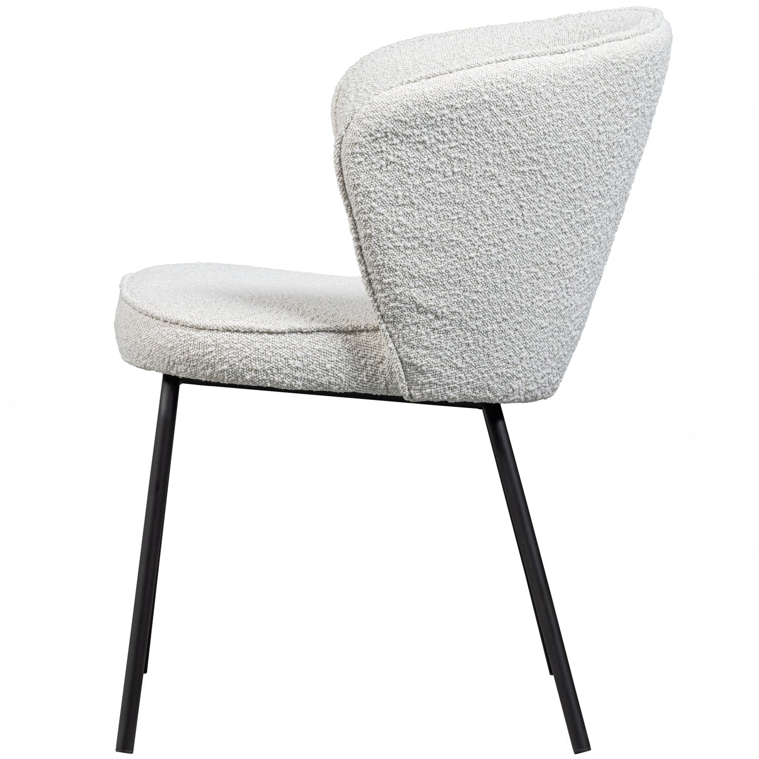 ADMIT DINING CHAIR BOUCLE NATURAL