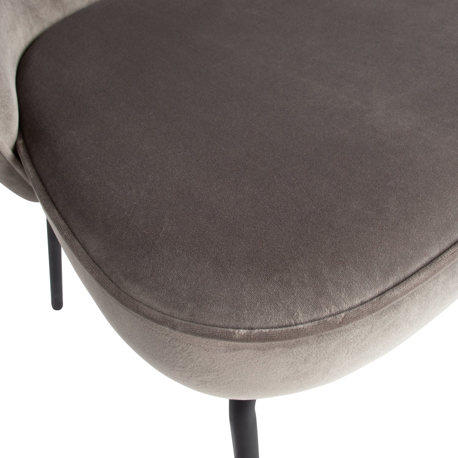 ADMIT DINING CHAIR VELVET KHAKI