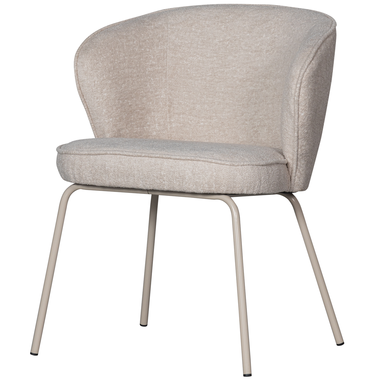 ADMIT DINING CHAIR WOVEN FABRIC PEBBLE