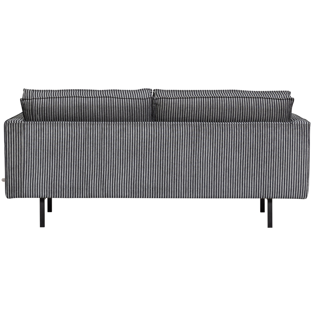 RODEO 2,5 SEATER SOFA STRIPE BLACK/GREY