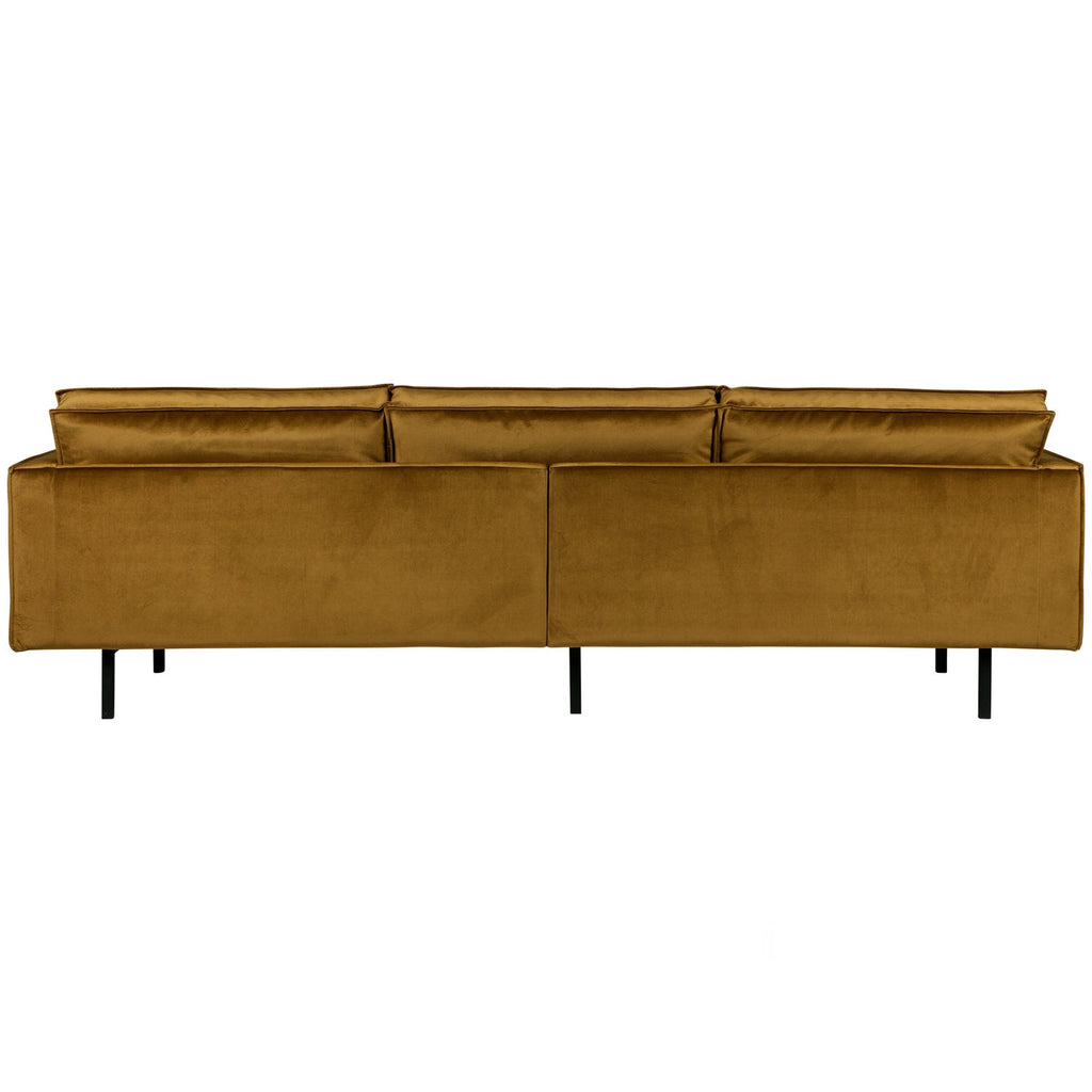 RODEO SOFA 3-SEATER VELVET HONEY YELLOW