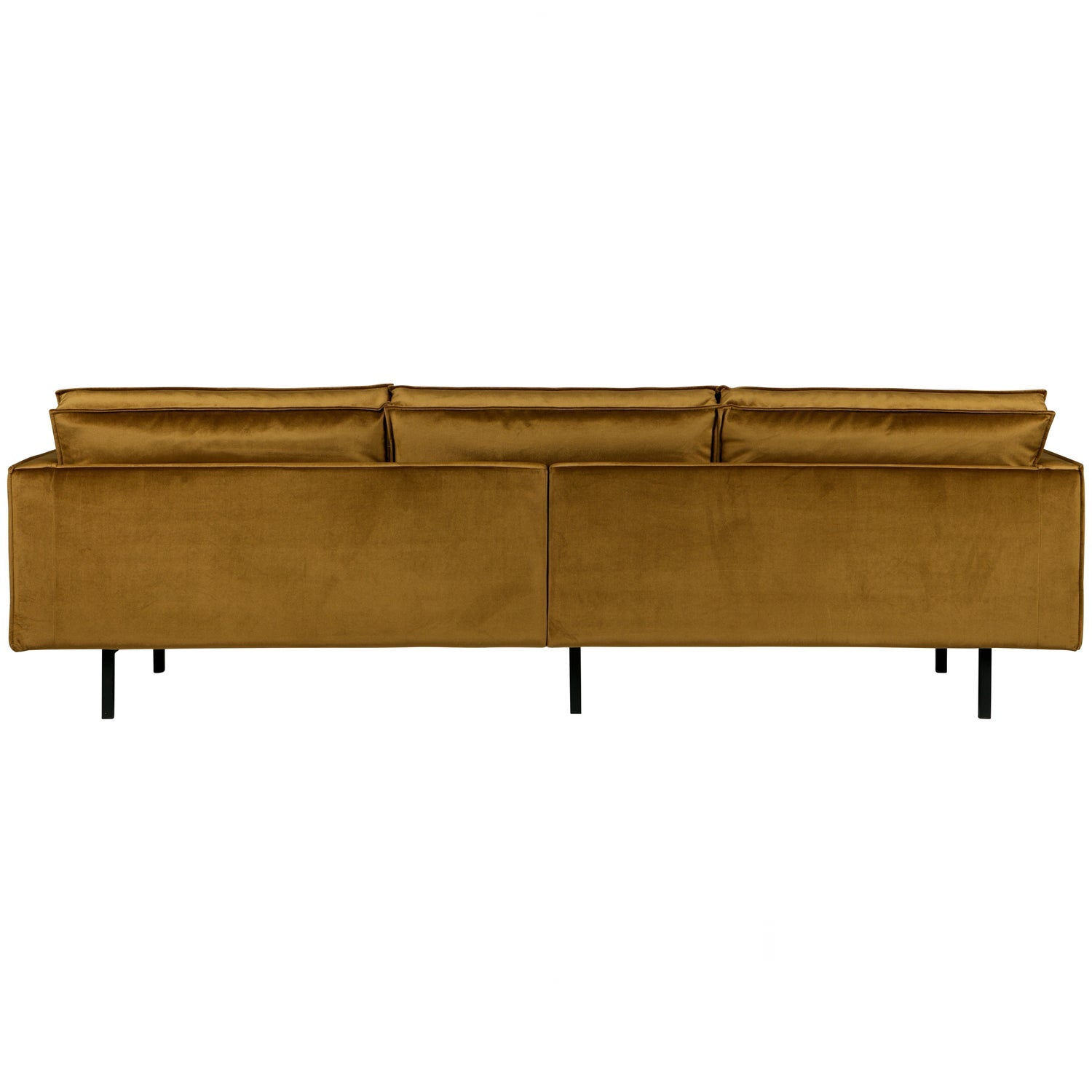 RODEO SOFA 3-SEATER VELVET HONEY YELLOW
