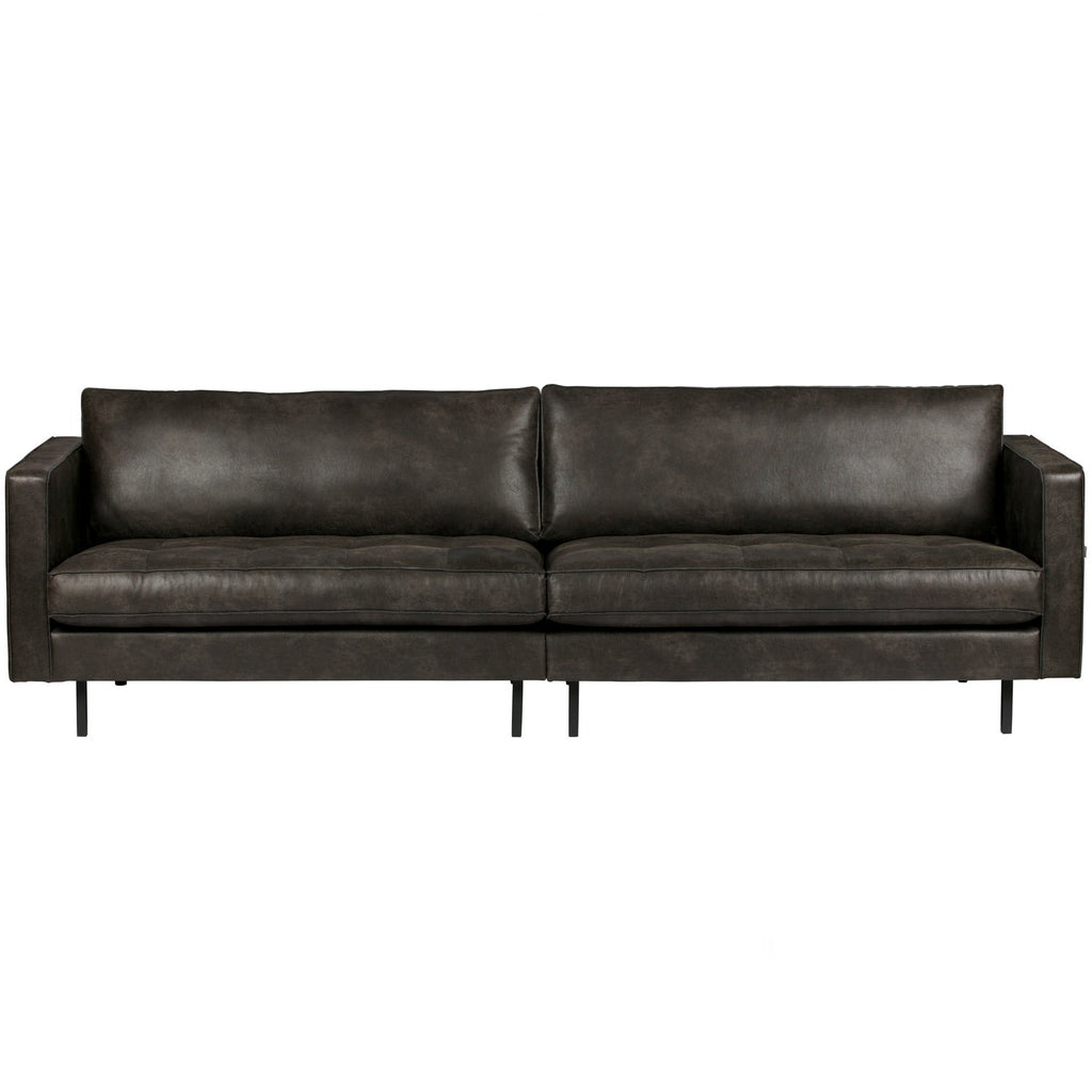 RODEO CLASSIC SOFA 3-SEATER ECO LEATHER BLACK