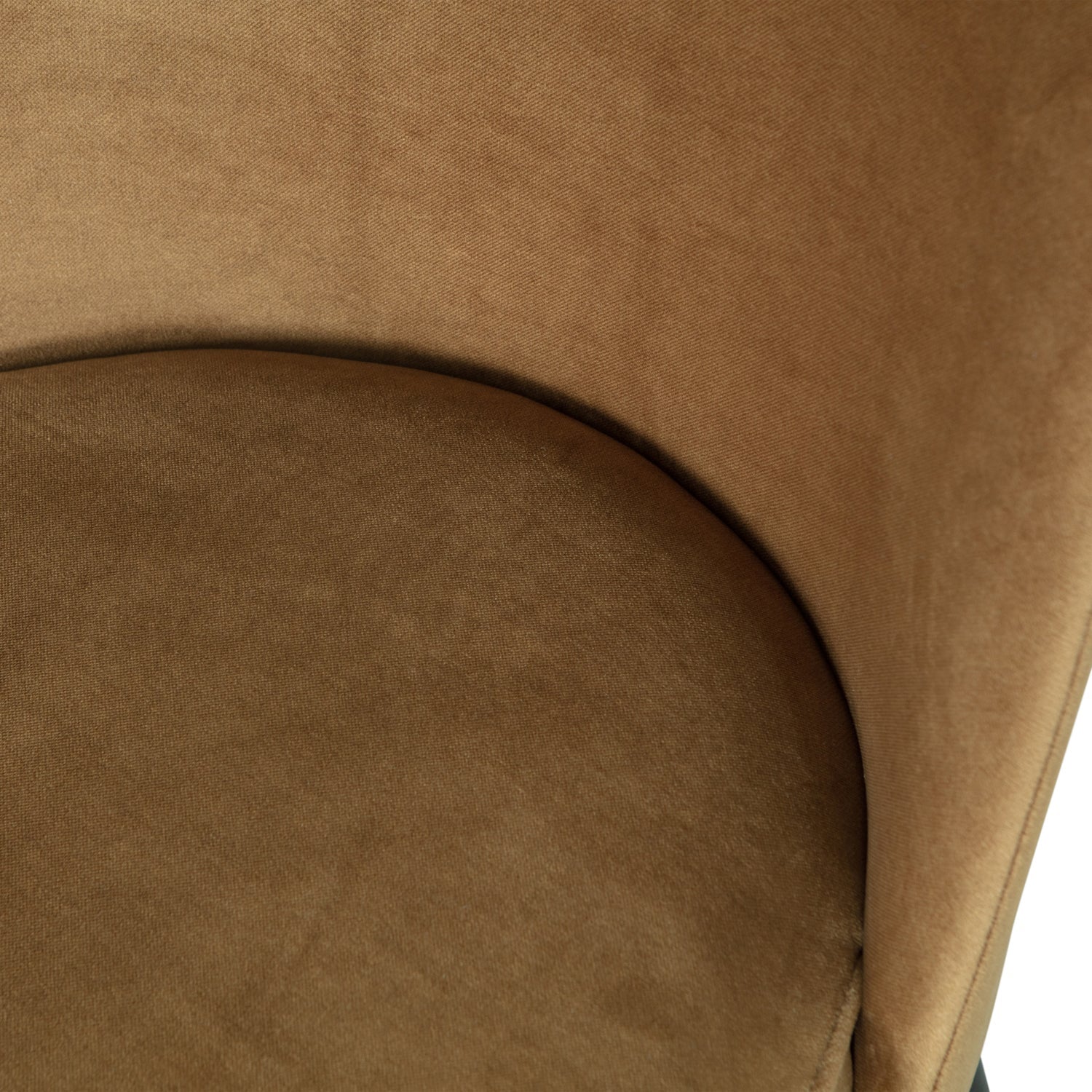 VOGUE DINING CHAIR VELVET HONEY YELLOW