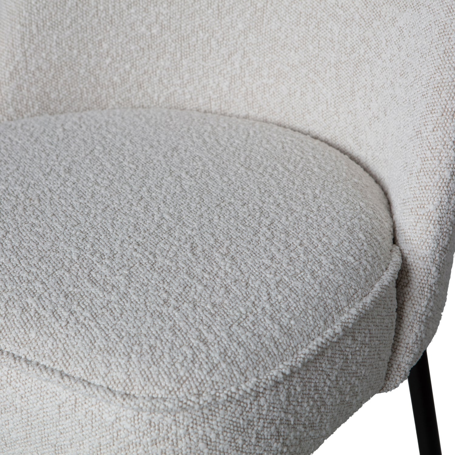 VOGUE DINING CHAIR BOUCLE NATURAL