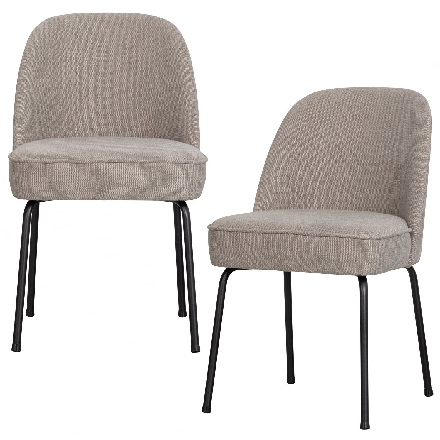 VOGUE DINING CHAIR WOVEN FABRIC SAND