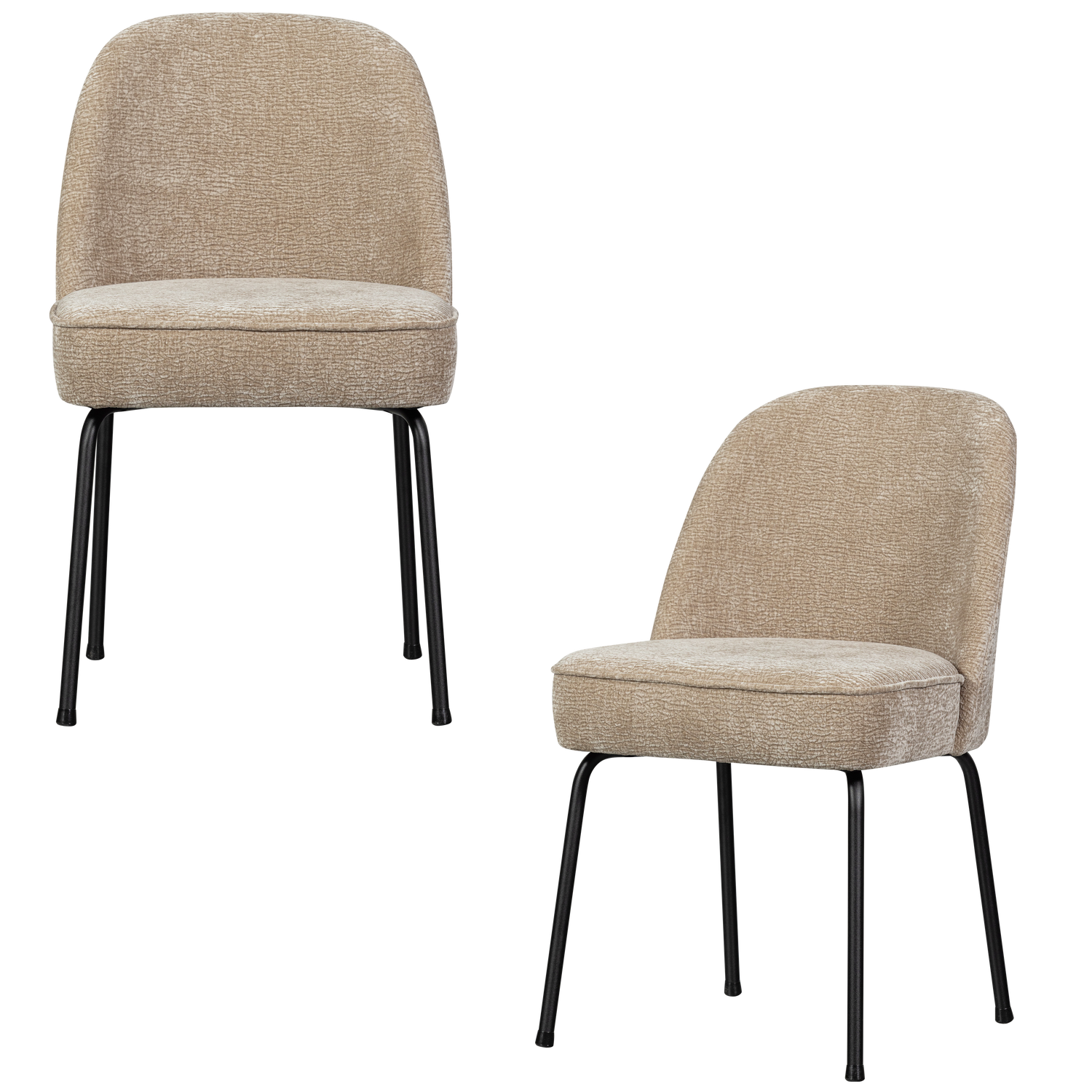 VOGUE DINING CHAIR 3D CHENILLE SAND