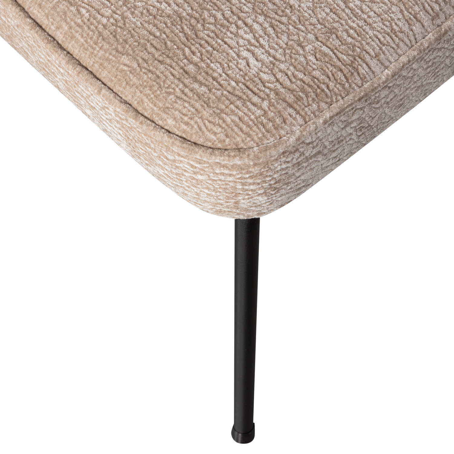 VOGUE DINING CHAIR 3D CHENILLE SAND