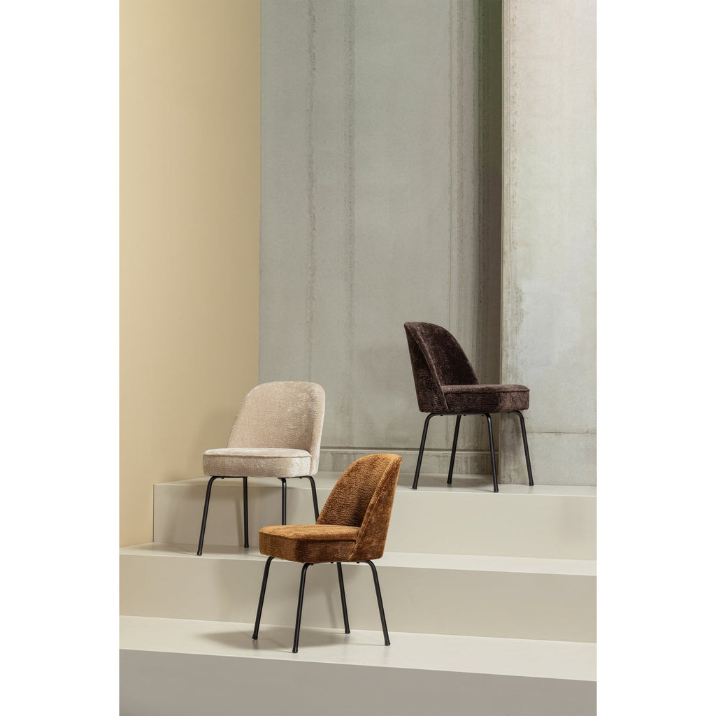 VOGUE DINING CHAIR 3D CHENILLE SAND