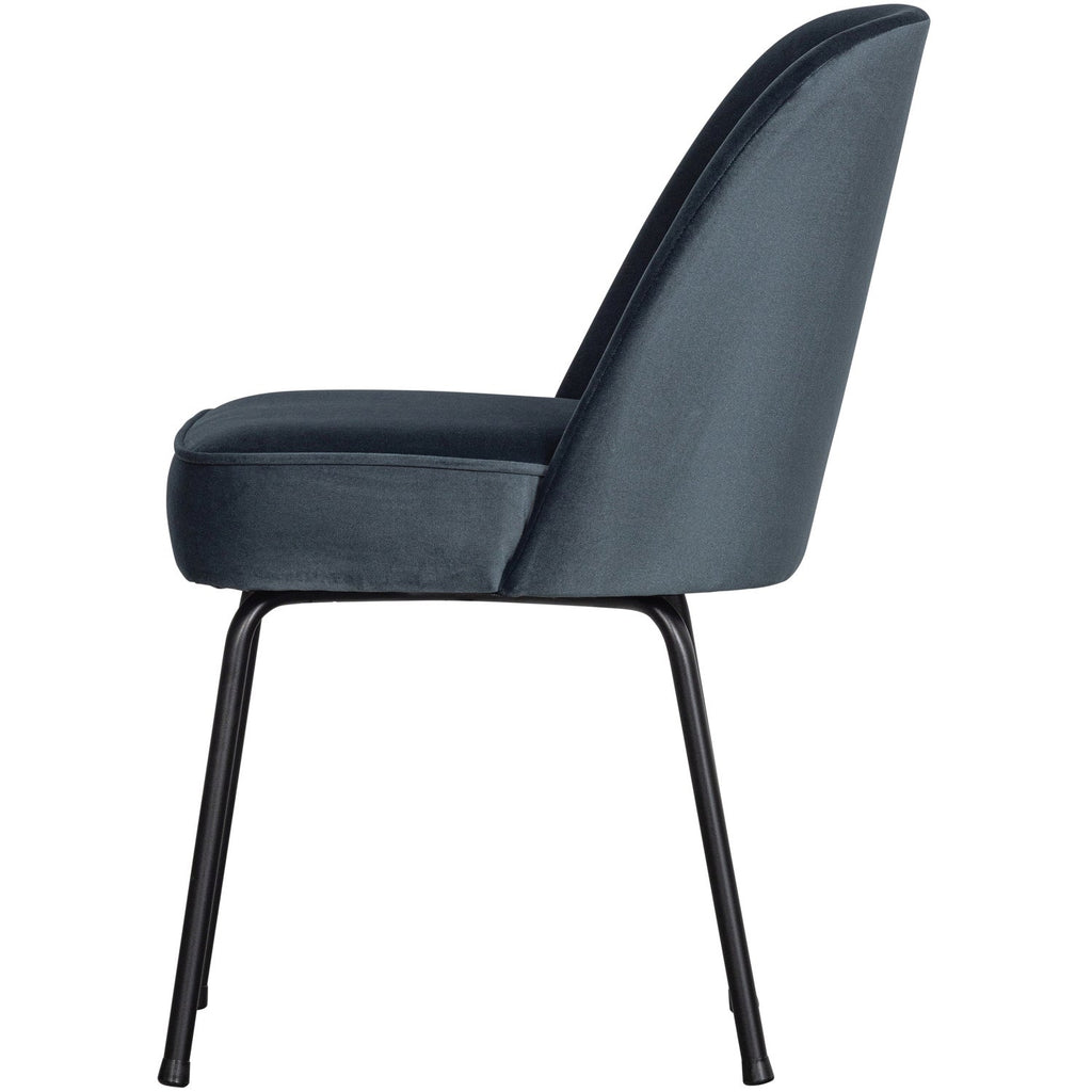 VOGUE DINING CHAIR VELVET BLUE