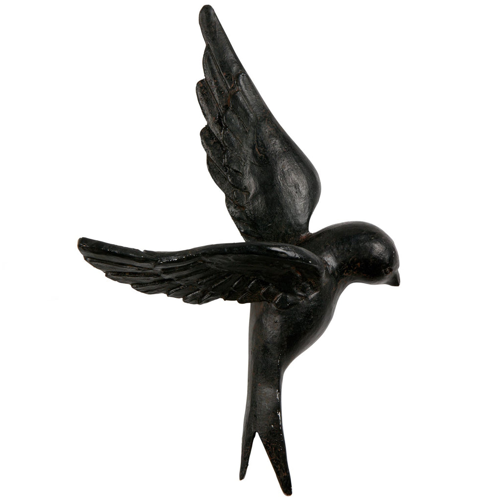AVALER BIRDS RESIN BLACK - SET OF 4