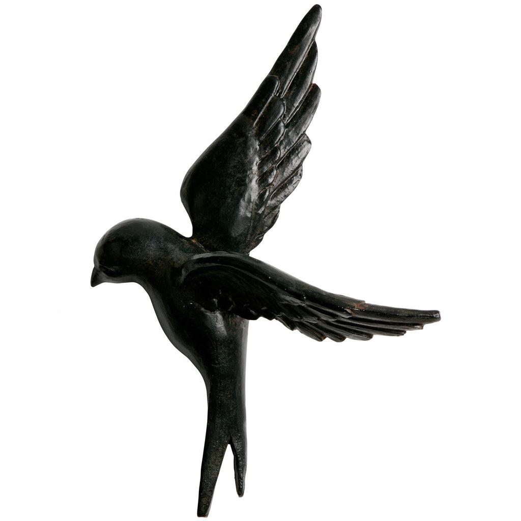 AVALER BIRDS RESIN BLACK - SET OF 4