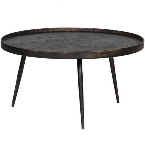 BOUNDS SIDETABLE XL WOOD/METAL ANTIQUE GOLD 40xO76
