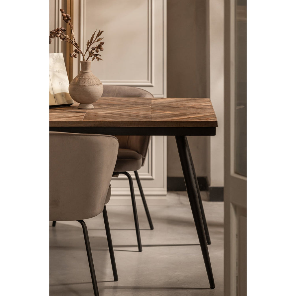 ADMIT DINING CHAIR VELVET KHAKI