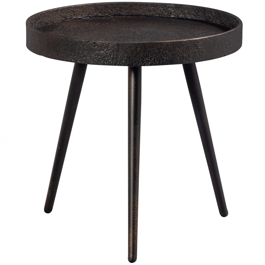 BOUNDS SIDE TABLE M WOOD/METAL ANTIQUE GOLD 41xO41