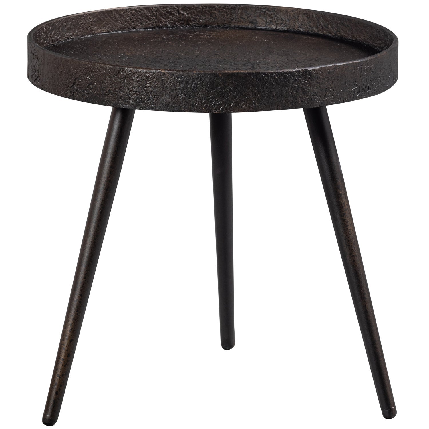 BOUNDS SIDE TABLE M WOOD/METAL ANTIQUE GOLD 41xO41