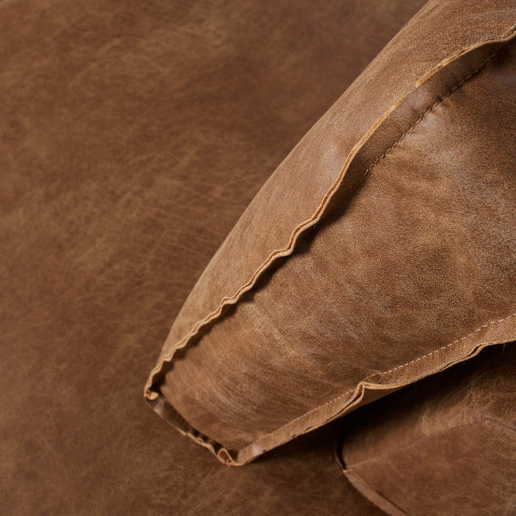 RODEO CORNER SOFA RIGHT ECO LEATHER COGNAC