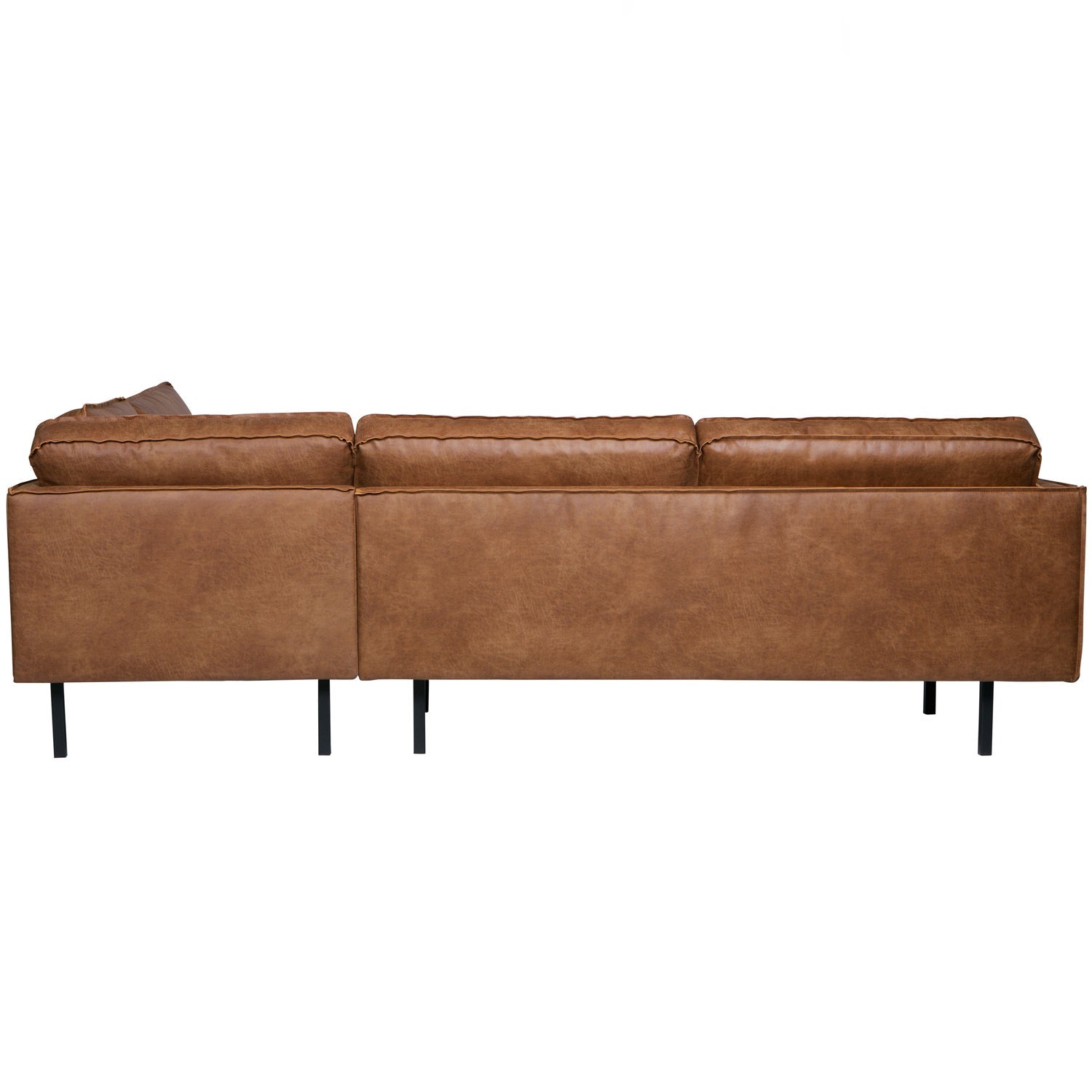 RODEO CORNER SOFA RIGHT ECO LEATHER COGNAC