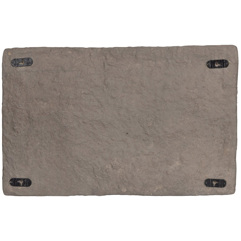 CLAY WALL CABINET PAPIER MACHE GREY