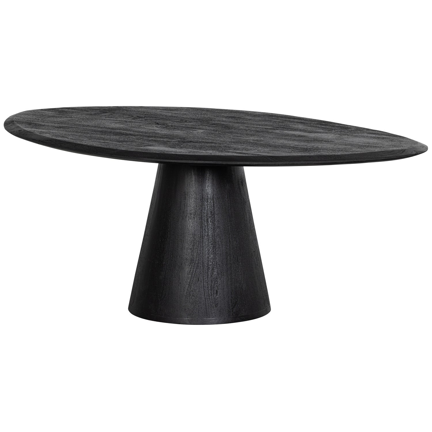 POSTURE COFFEE TABLE MANGO WOOD BLACK O120CM